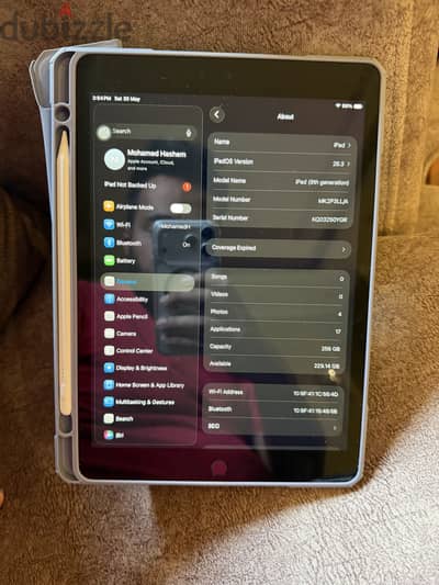 Ipad 9th generation like new - with pencil
