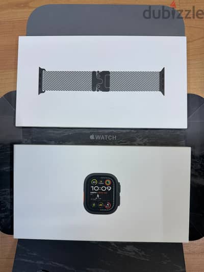 Apple Watch Ultra 2 49mm Black Case with Titanium Loop