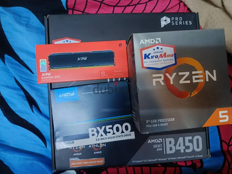 board+ ram + ssd + cpu 2