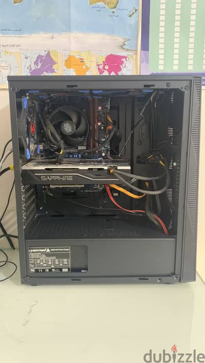 كيسة جيمنج لقطة i5 RX 580 8GB 16GB RAM جاهزة ع التشغيل