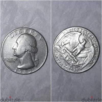 ربع دولار سنة 1967 للبيع