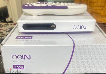 رسيفر beIN 4K HDR كسر كسر الزيرو لم يتم استعماله ( باقه التميز ) 