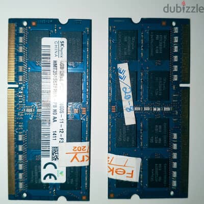 DDR3 SO-DIMM (لابتوب).