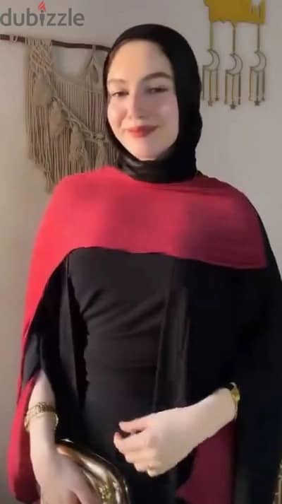 عبايه مع شال اورجانزا + البيزك