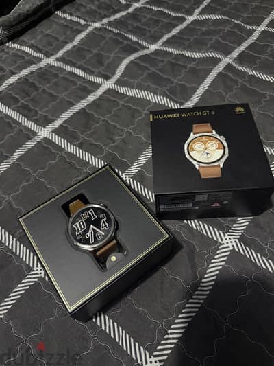 Huawei GT 5 leather edition brown