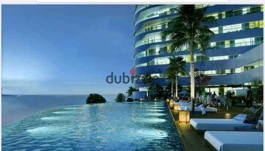 116 sqm Cabin for Sale in New Alamein Towers – 1 Bedroom – Pool & Sea View – Immediate Delivery – Installments Until 2028