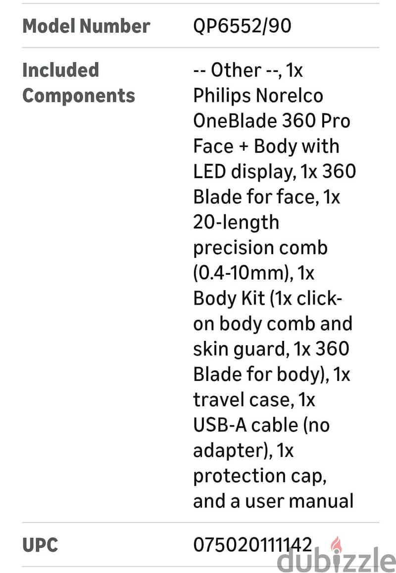 Philips One Blade Pro, QP6552/90 1
