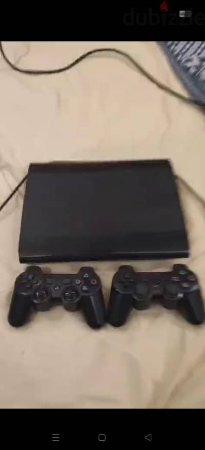 ps3 super slim  مستعمل بحاله جيده جدا