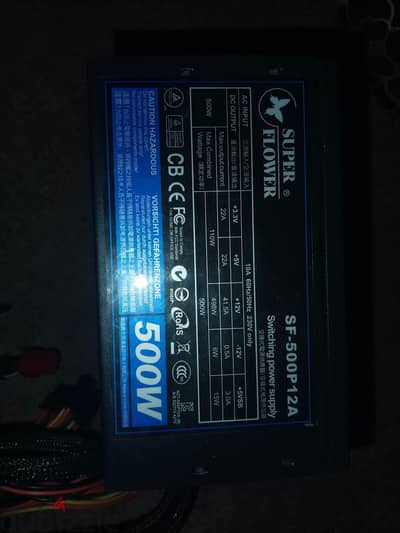 Power supply 500w super flower