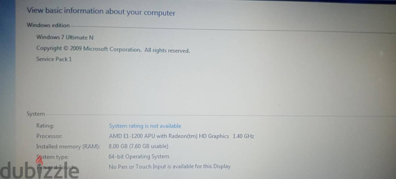 laptop Hp655 Amd e1 5