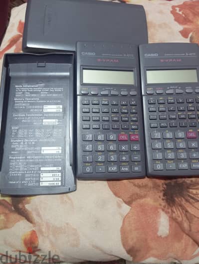 عدد2  الة حاسبه CASIO fx-82بحاله الزيرو