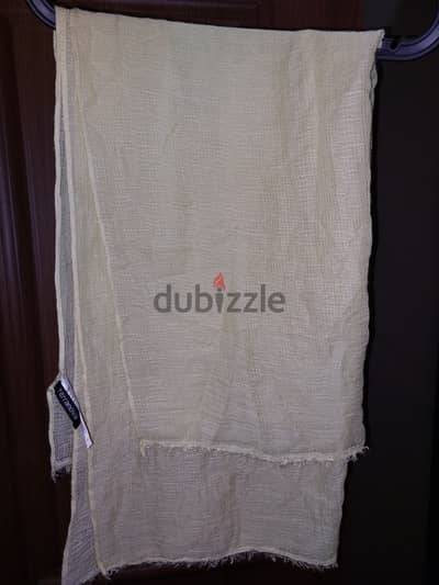 butter yellow scarf terranova