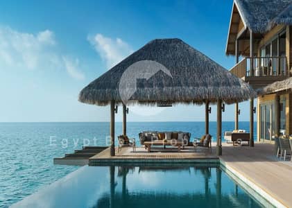 شاليه تشطيب كامل | سي فيو ولاجون فيو | أقل سعر | راس سوما باي Travco Properties | مكادي الغردقة
