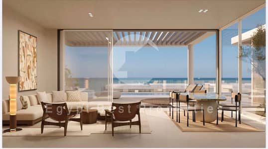 شاليه 2 غرفة | سي فيو | 137م² | تشطيب كامل | بيت البحر سيدي حنيش | بجوار Silver Sands