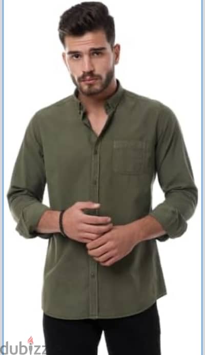قميص زيتي 3XL