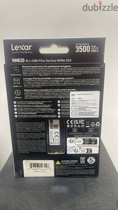 M. 2 256 Lexar NM620