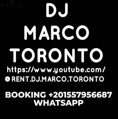 HIRE DJ MARCO TORONTO