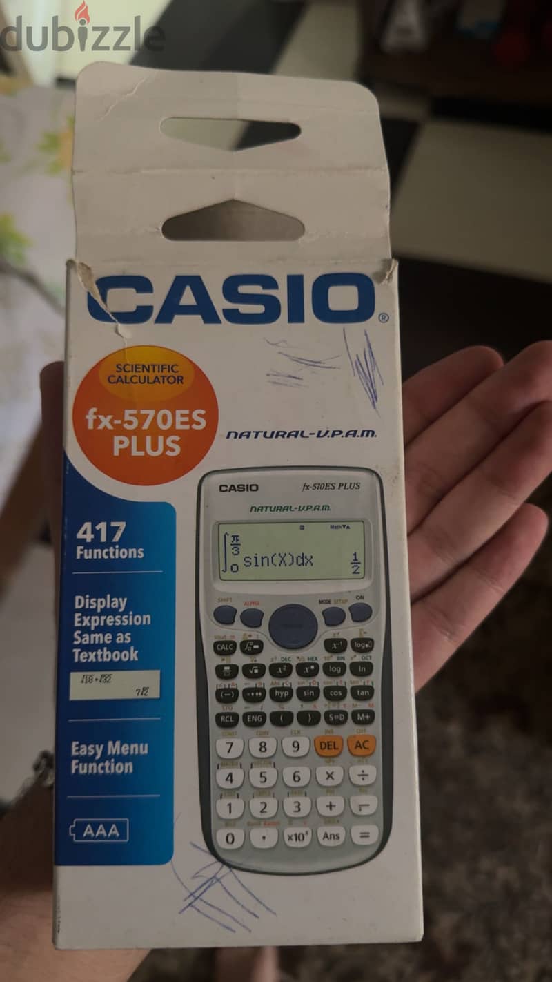 Casio fx570es plus 1