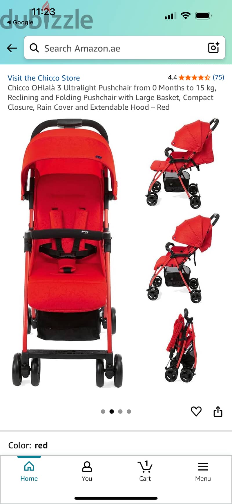 Chicco stroller 2