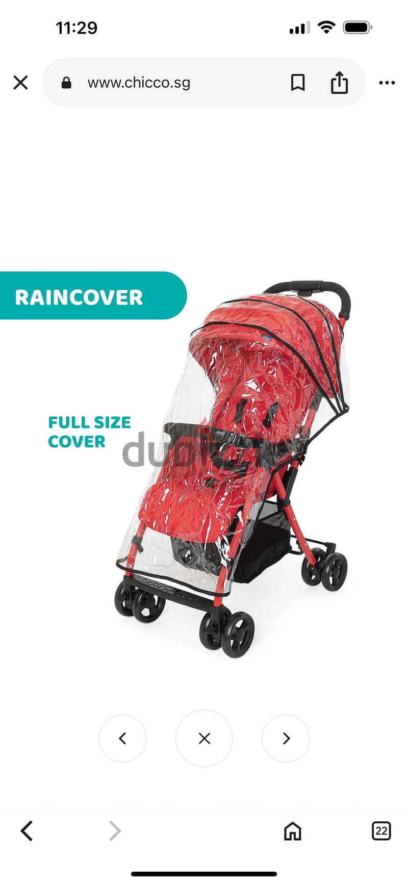 Chicco stroller 3