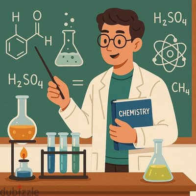 chemistry teacher   مدرس كيمياء للمرحله الثانويه و الجامعية