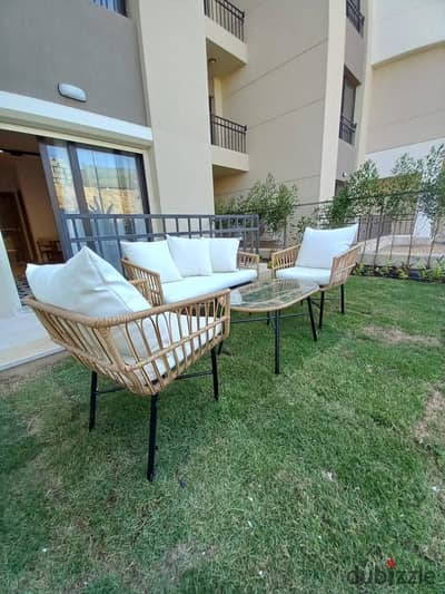 For Rent | Ground Floor Apartment with Private Garden in Al Marasem Fifth Square  فرصة مميزة للإيجار داخل Five Square Al Marasem بالتجمع الخامس، في مو