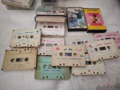 50شريط كاسيت هاني شاكر وشرين ونجاة وام كلثوم وجورج وعمرو وايهاب