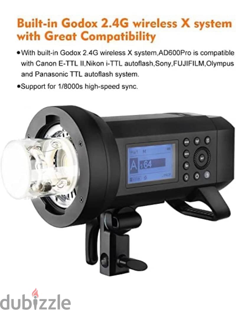 Godox AD400Pro Witstro All in One Outdoor Flash 2