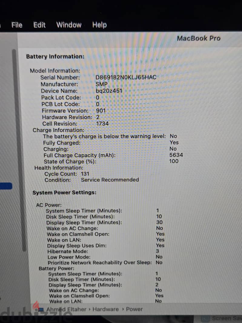 MacBook Pro 2018 15" 2