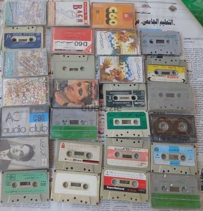 مجموعة تسجيلات كاسيت نادرة لزمن الفن الجميل (عبد الحليم ومحمد فوزي)