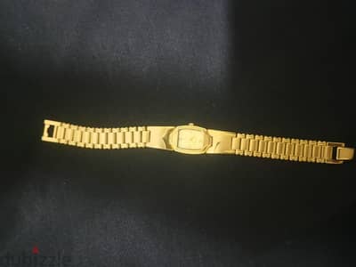 ساعه حريمي Jean Barten Swiss مطليه ذهب عيار 24