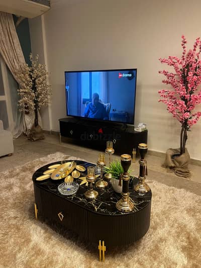 شقة فاخرة ومكيفة بالكامل للإيجار في مدينة رحاب – موقع استراتيجي متكامل
