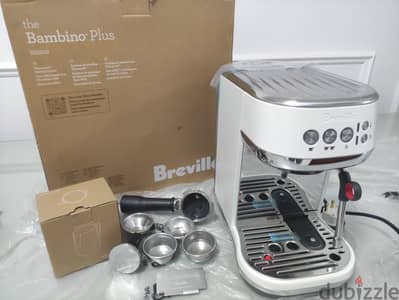 ماكينة قهوه اسبريسو بريفيل بامبينو بلس Breville Bambino Plus New