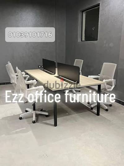 خليه عمل work station  خشب mdf اسبانى مستورد