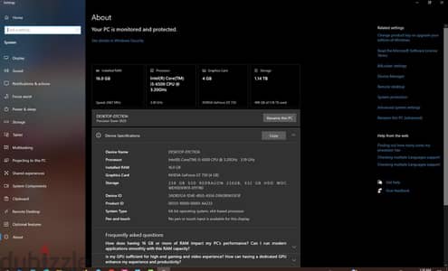 للبيع كمبيوتر Dell Precision Tower 3620 بحالة ممتازة