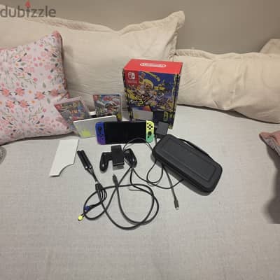 Nintendo switch oled splatoon edition