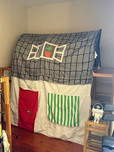 Ikea bed + tent + mattress