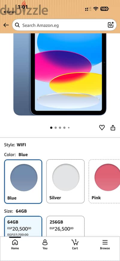 iPad 10th gen 64 gigs ايباد جيل عاشر ٦٤ جيجا
