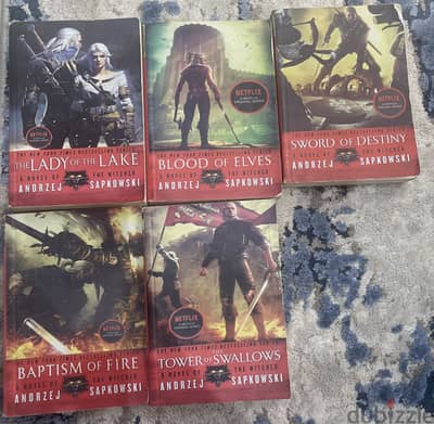The Witcher books / shatter me