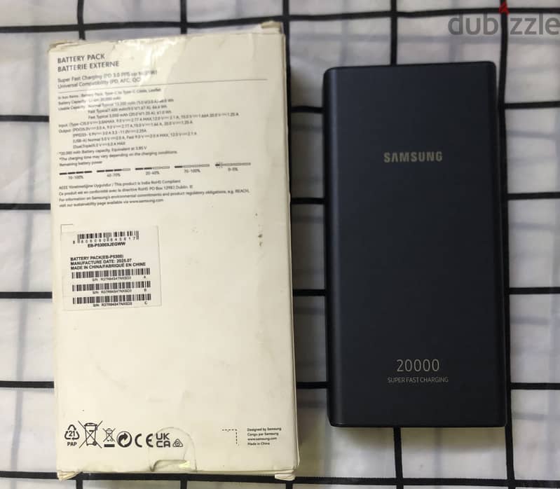 ‏BATTERY PACK 20000mah Samsung 2