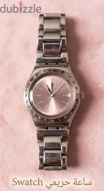 ساعة يد حريمى swatch