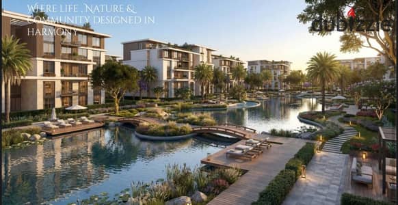 Apartment for sale (103 sqm) with the lowest down payment and the longest payment plan in the market!Brought to you by the strongest developer, Tesla Island Compound, directly on Al Wahat Road—the most premium location in October Gardens.