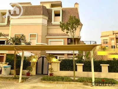 "For quick sale, a ready villa for inspection at half the price in Saray compound, surrounded by Madinty (New Cairo). "