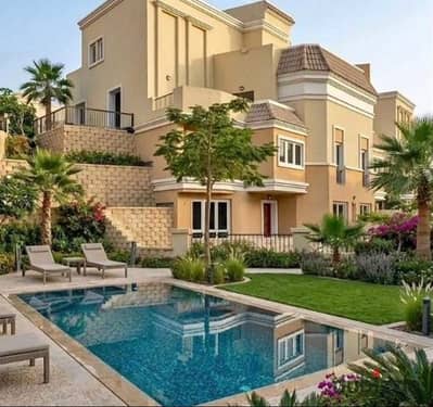 Villa for half price, 212m², for quick sale in Saray Sur Compound in Madinaty. Installments over 12 years for a limited time.