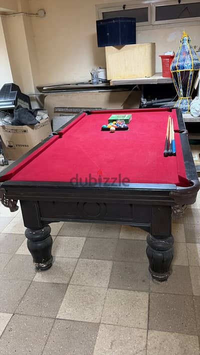 Billiard table ترابيزه بلياردو استعمال خفيف جدا