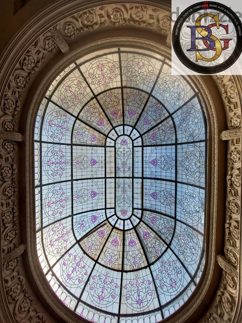 زجاج معشق 2