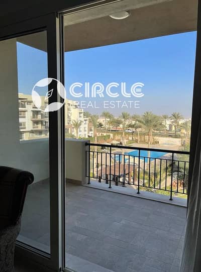 Semi-Furnished 225m 3 Bedroom Apartment on 3rd Floor with Ultra Prime Panoramic Golf & Landscape View for Sale in Uptown Cairo - The Sierras