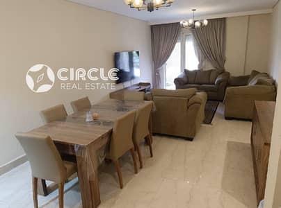 شقة مفروشة بالكامل بجاردن ٥٠م  للإيجار في ٩٠ افينيو  التجمع الخامس | القاهرة الجديدة 90 Avenue  5th Settlement  New Cairo