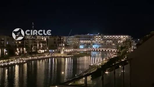 فيو كامل على اللاجون فيلا تاون هاوس ٢١٥م بالمطبخ للبيع في مراسي Marassi الساحل الشمالي North Coast بالقرب من سيدي عبد الرحمن