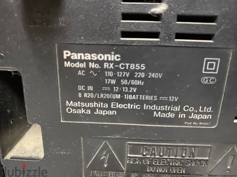 Panasonic Rx-CT855 3